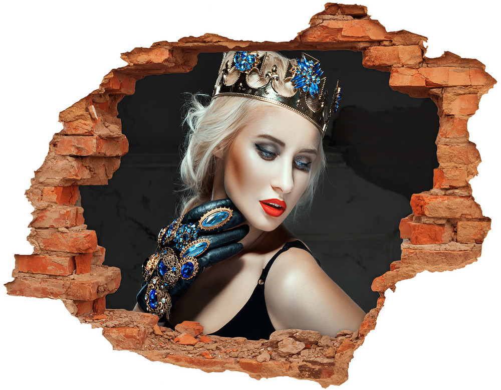 Wallmuralia.pl Naklejka 3D dziura na ścianę Kwiat czosnku