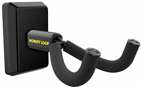 Monkey Loop Monkey Loop - WandPrime - Wsparcie dla gitar - System Swivel - Kolor czarny - Do wszystkich rodzajów gitar i basów - Taco i śruby w zestawie - akcesoria gitarowe 10176040
