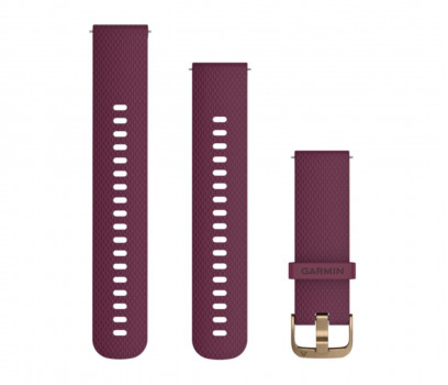 GARMIN Pasek silikonowy bordowo-złoty do koperty 20mm (010-12691-05)
