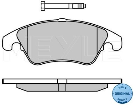 Wulf Gaertner Autoparts Zestaw klocków hamulcowych, hamulce tarczowe Wulf Gaertner Autoparts 025 243 1019