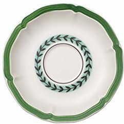 Villeroy & Boch French Garden Green Line spodek, 17 cm, porcelana premium, biały/zielony