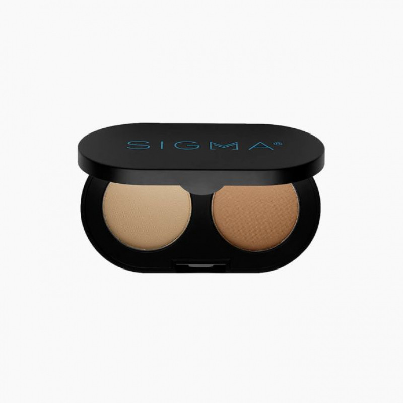 Sigma COLOR + SHAPE BROW POWDER DUO - Zestaw 2 pudrów do brwi - LIGHT