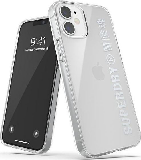 Dr Nona Dr Nona SuperDry Snap iPhone 12 mini Clear Case srebrny/silver 42590 112742