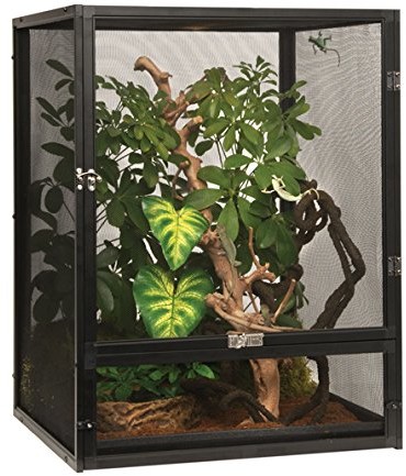 Exo Terra pt2676 Gaze terrarium aluminiowe, czarne