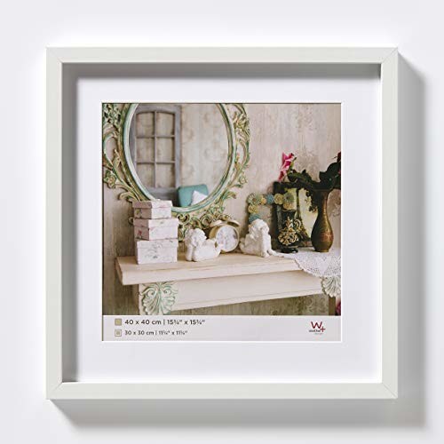 Walther Stockholm 3D drewniana rama 40 x 40 cm biała EA444W