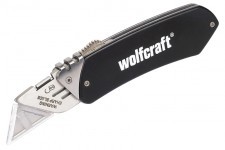 WOLFCRAFT nóż aluminiowy z wysywanym ostrzem trapezowym 4124000