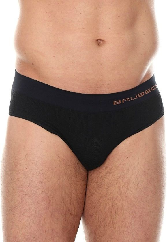 Brubeck Slipy męskie z wkładką rowerową czarne r XXL BE10150 5902487040621
