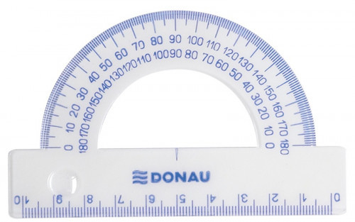 Donau Kątomierz , 10cm, 180°, transparentny 7071001PL-00
