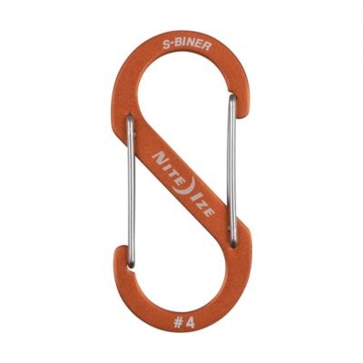 Nite Ize Nite Ize Karabińczyk S-Biner Dual #4 aluminium pomarańczowy
