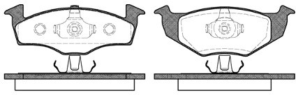 RoadHouse Zestaw klocków hamulcowych, hamulce tarczowe 2609.10