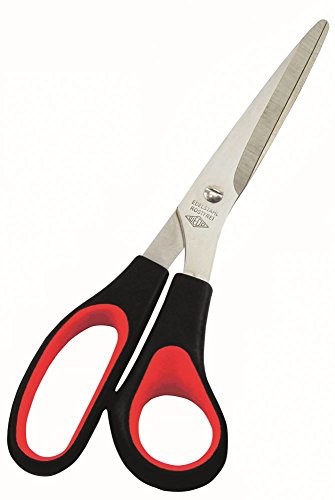 Wedo 9768 nożyce uniwersalne, z miękkim uchwytem, długość 21 cm, kolor czarny/czerwony, czarny/czerwony 21 cm 9768