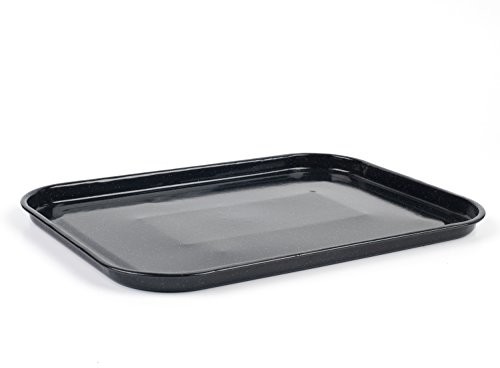 Russell Hobbs cw11441 Romano vitreous enamel baking Tray, 40 cm, Black CW11441