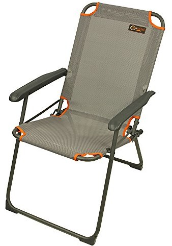 Portal Ben  składany krzesło kempingowe podłokietniki, textilene poszewka, stabilny stelaż z rur stalowych lakierowane proszkowo PT-CH-BEN