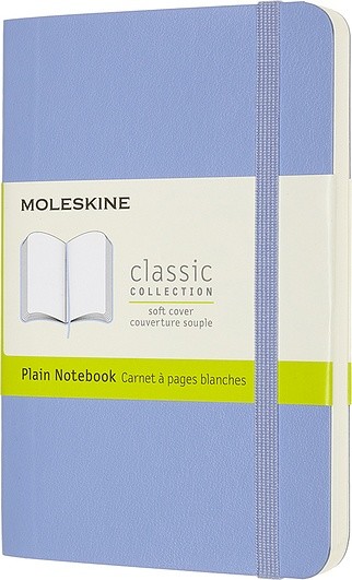 Moleskine Notes w miękkiej oprawie kieszonkowy błękitny gładki MOQP613B42