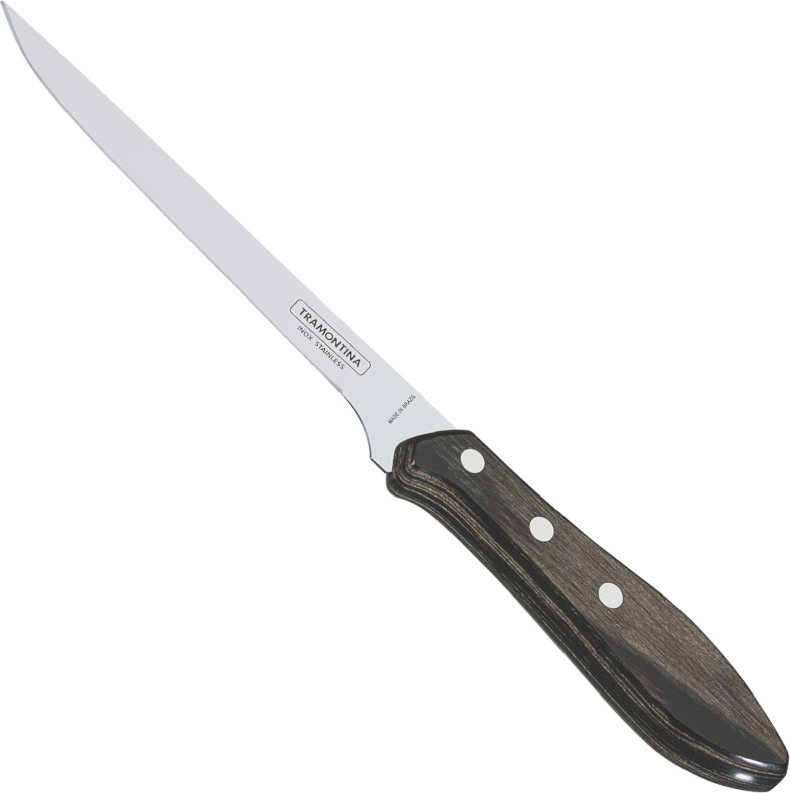 Hendi Nóż do filetowania mięsa ryb z drewnianym uchwytem 150 mm Linia Churrasco Nóż do filetowania mięsa ryb z drewnianym uchwytem 150 mm Linia Churrasco 29810074