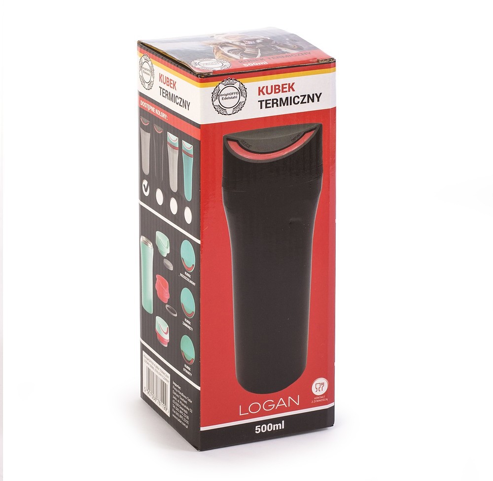 Konighoffer Kubek Termiczny Stalowy Logan Miętowy 500 Ml