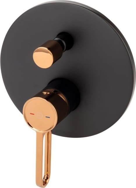 F-DESIGN FDesign ZAFFIRO FD1-ZFR-7P-25 czarny + różowe złoto miedź