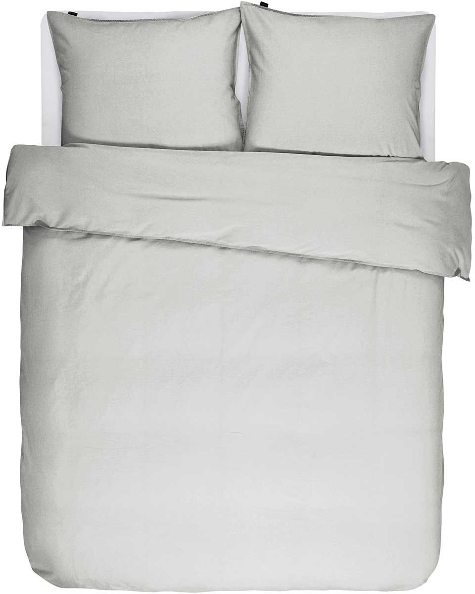 Essenza Komplet pościeli bawełnianej w kolorze srebrnym poszewka dekoracyjna ekskluzywna pościel pościel holenderska Essenza 200x220 cm | 400946-100NL-027