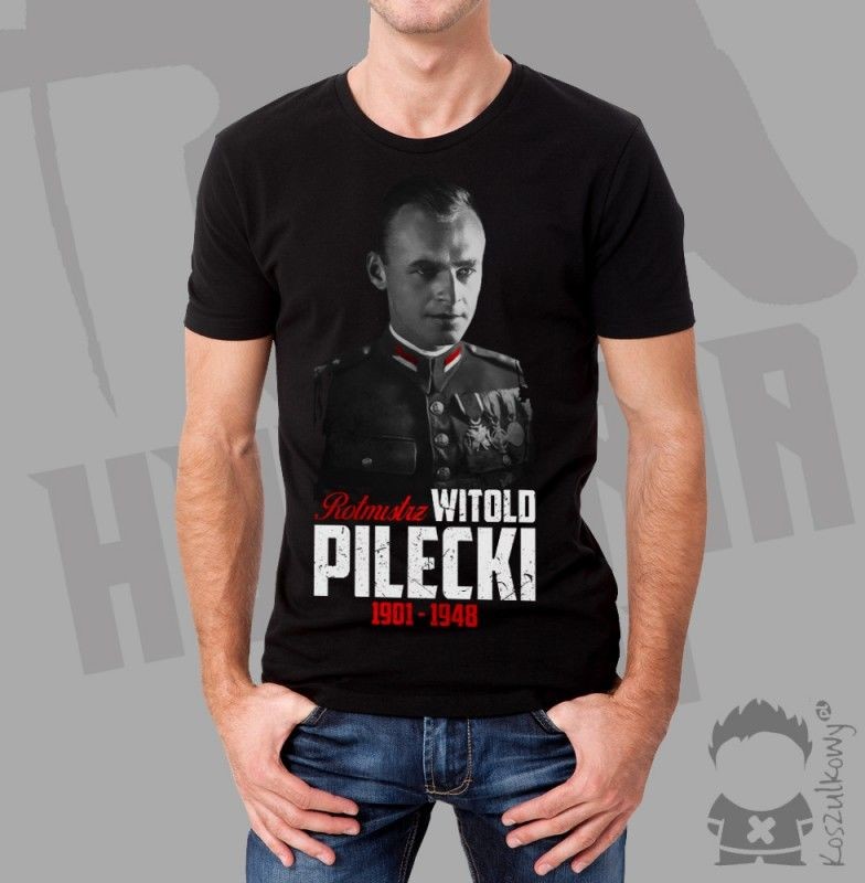 Koszulkowy Rotmistrz Witold Pilecki - męska lub damska koszulka z nadrukiem