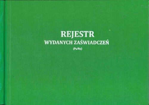 Firma krajewski Rejestr wydanych zaświadczeń [Pu/Rz-1] Pu/Rz-1
