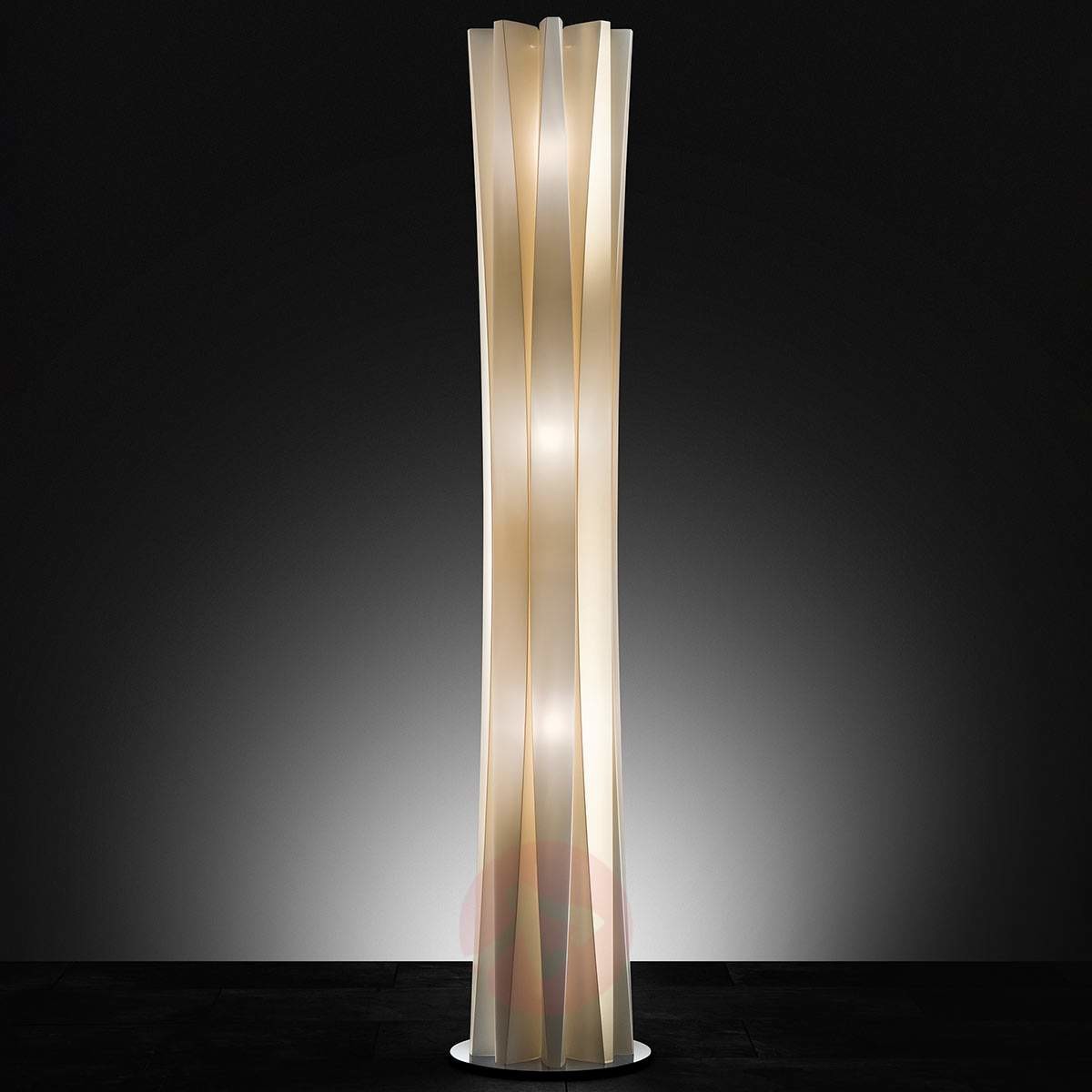 Slamp Bach lampa stojąca, wysokość 161 cm, złota