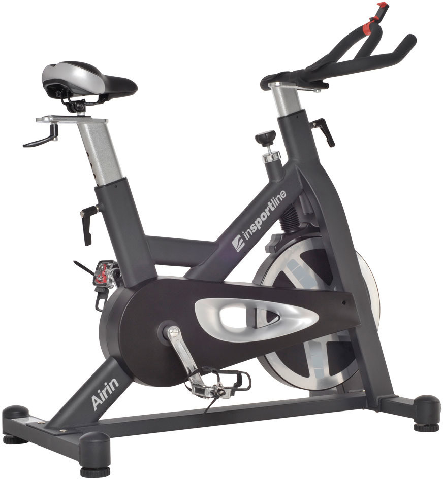 Insportline Rower spiningowy Airin czarno-srebrny - INS9360-2