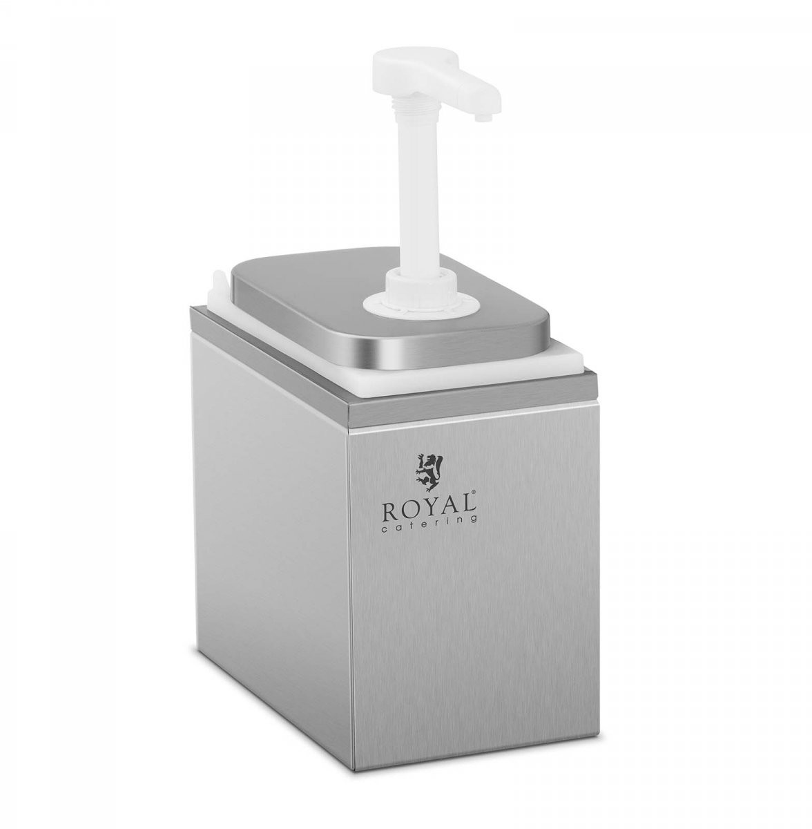 Royal Catering Dyspenser do sosów z pompką - podwójny - 2 x 1 l 10011448 RCDI-2L 10011448 RCDI-2L