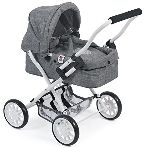 Bayer Chic 2000 Chic 2000 555-76 wózek dla lalek Smarty, Jeans Grey 555-76