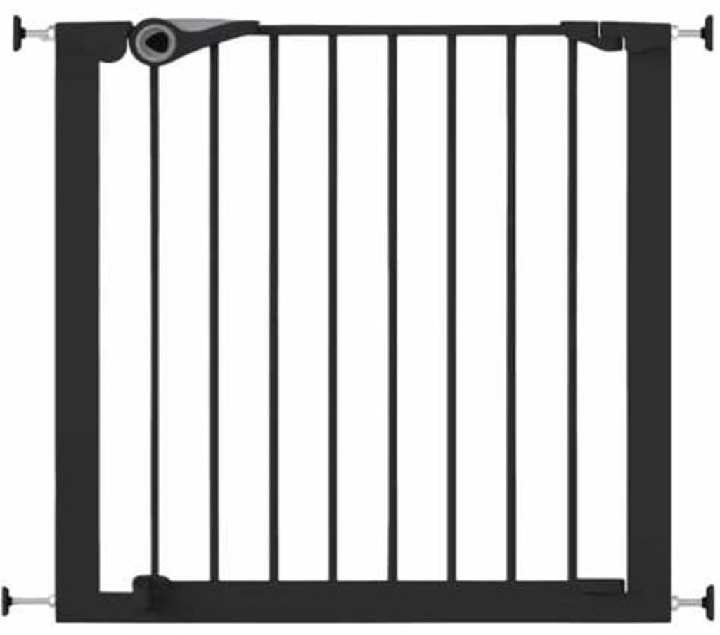Meubleplus Noma Bramka zabezpieczająca Easy Pressure Fit, 75-82 cm, metal, czarna