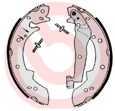 BREMBO Szczki hamulcowe - komplet S 06 504