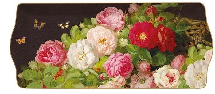 Nuova Cer Easy life r2s PORCELANOWY PÓŁMISEK DESEROWY Victorian Garden - Kwiaty 1109 VICT