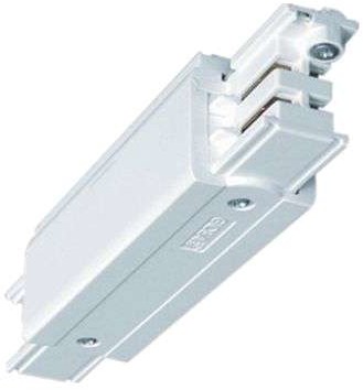 Shilo Zasilający ŁĄCZNIK liniowy wewnętrzny XTS 14 BI do 3-fazowej szyny natynkowej 230V biały