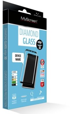 MyScreenProtector Protector Protector Szkło ochronne Diamond Edge 3D do Huawei Mate 20 PRO czarne