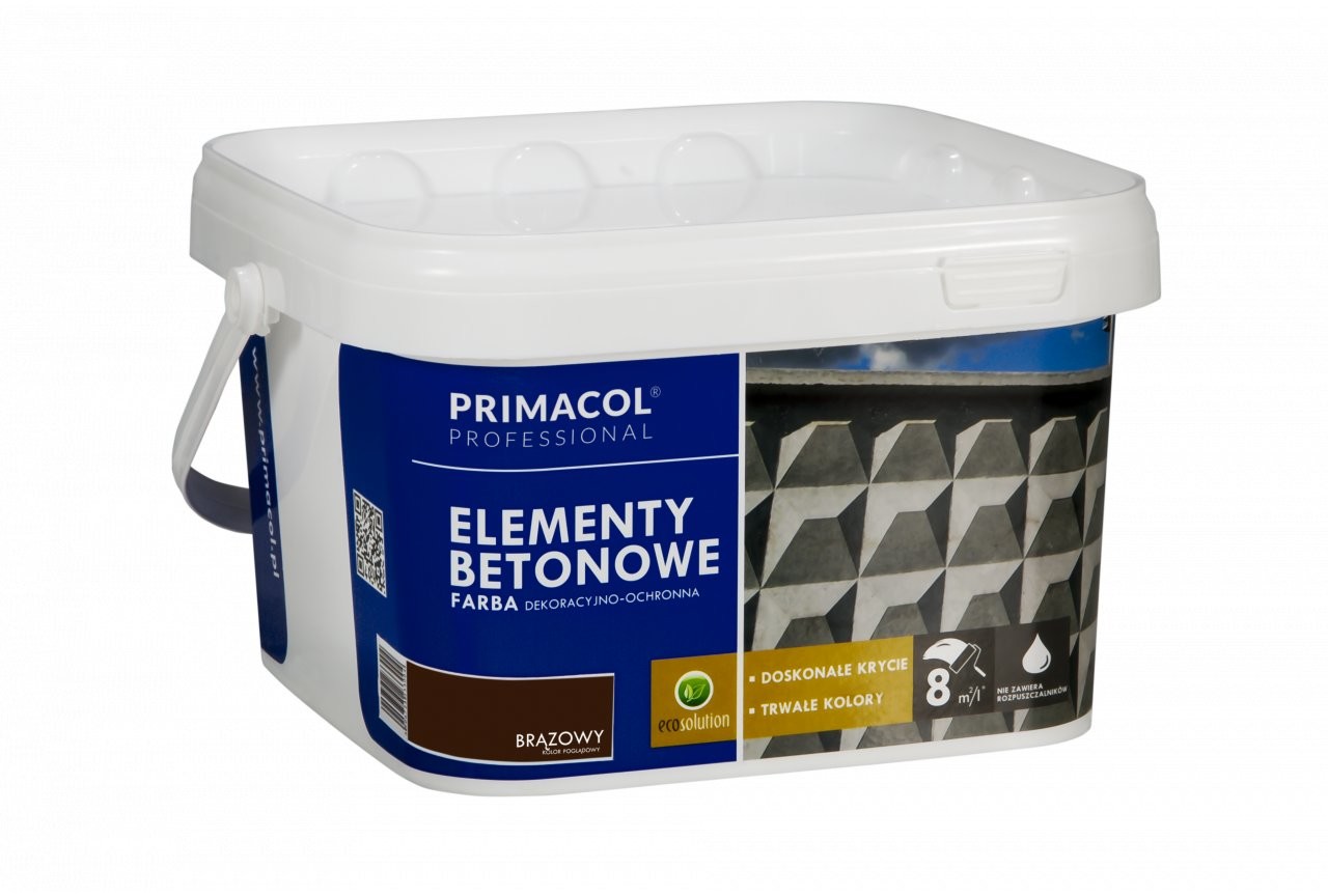 Unicell Farba do elementów betonowych brązowy 0,75 L UNICELL