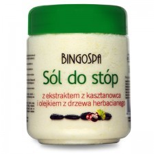 BingoSpa Sól do stóp z kasztanowcem i olejkiem z drzewa herbacianego