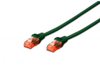 Digitus Professional Patch cord UTP kat. 6 0,5m PVC zielony DK-1612-005/G