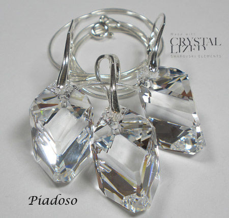Arande Kryształy Swarovski Kolczyki Wisiorek Promocja 2207858080