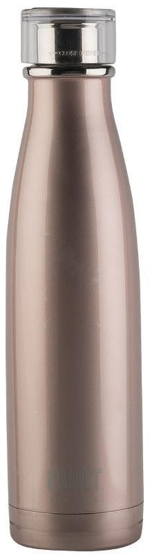 Built BUILT Perfect Seal Vacuum Insulated Bottle - Stalowy termos próżniowy 0,5 l (Rose Gold) 5193230