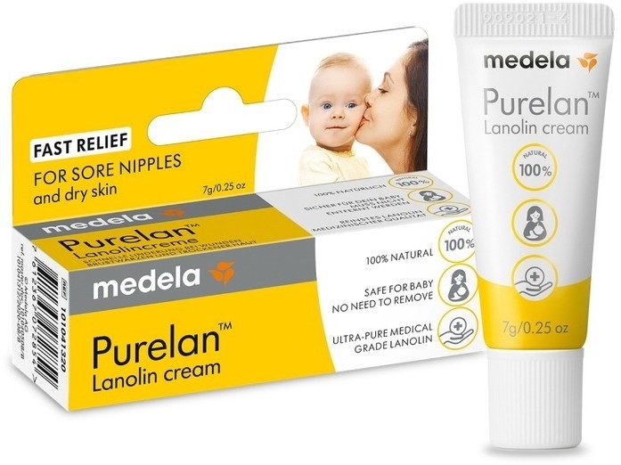 Medela NOWOŚĆ MEDELA PURELAN 100 7g maść lanolinowa na bolące brodawki