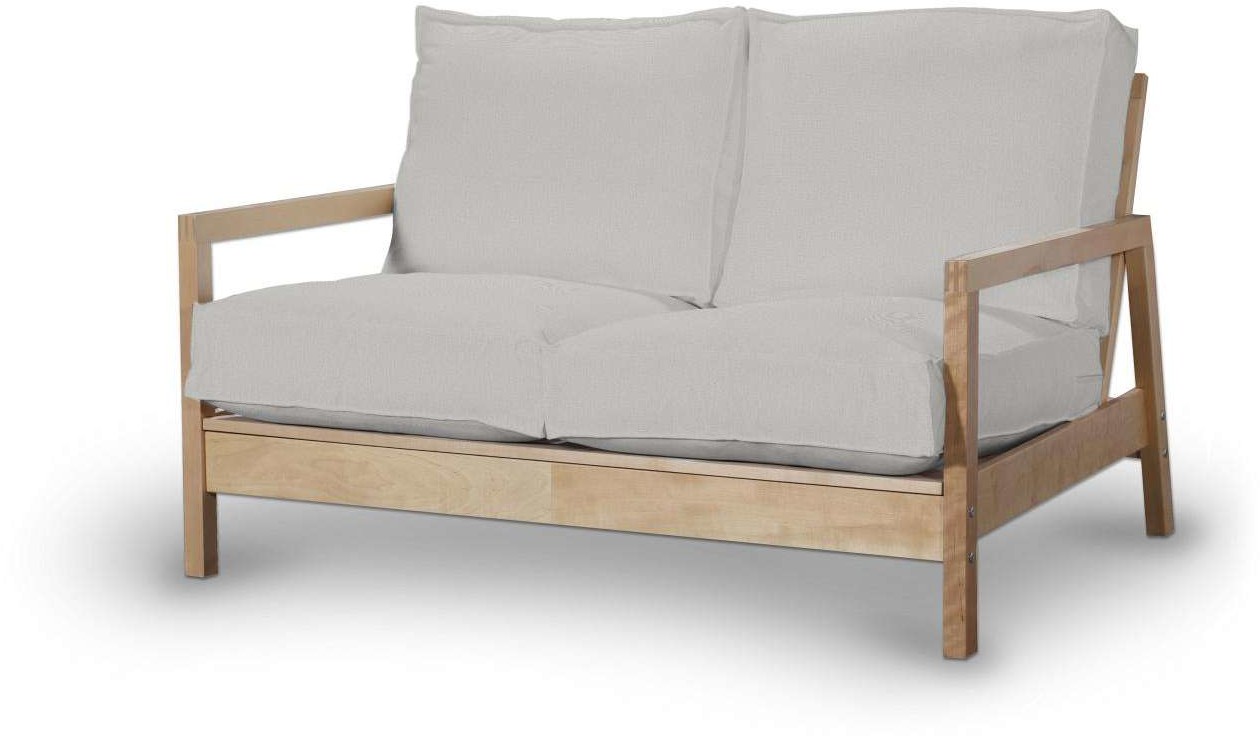 Dekoria pl pl Pokrowiec na sofę Lillberg 2-osobową nierozkładaną jasny popiel Sofa Lillberg 2-osobowa Etna 627-705-90