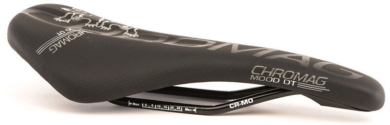 Chromag Chromag Mood DT Saddle, czarny/szary  2022 Siodełka Downhill, Freeride, Dirt i BMX 130-002-65