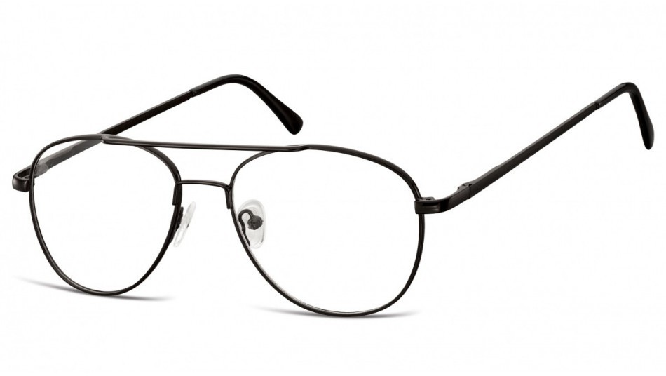 Sunoptic Okulary oprawki dziecięce zerówki Pilotki MK3-47 czarne MK3-47