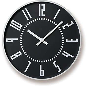 Lemnos EKI Clock Zegar ścienny TIL16-01 BK