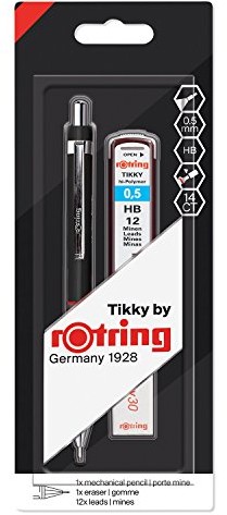 rOtring rOtrn Tikky cienki ołówek automatyczny, czarny 1904817