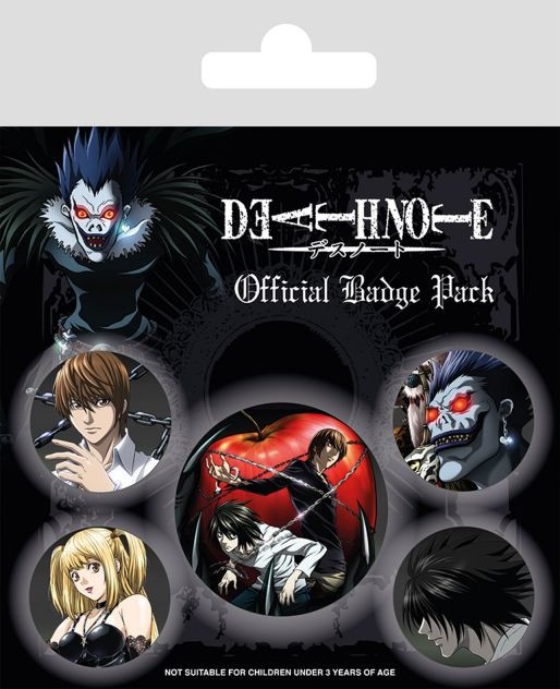 - Pyramid Posters Death Note przypinki BP80634