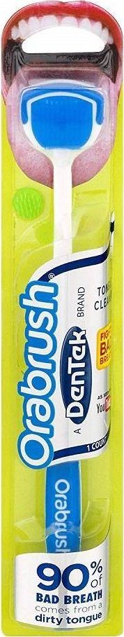 Dentek Czyścik do języka Orabrush miękkie i silikonowe włosie 047701134542