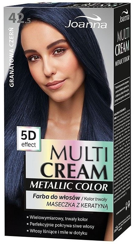 Joanna Multi Cream Metallic Color 5D Effect 42.5 Granatowa Czerń 82341-uniw