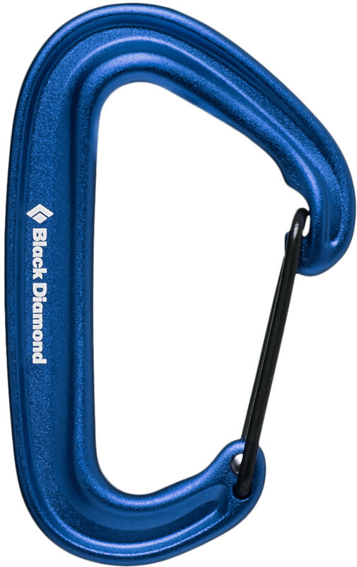 Black Diamond Miniwire Karabinek, blue 2021 Karabinki niezakręcane BD2102354005ALL1