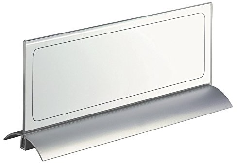 Durable przeźroczyste tabliczki imienne na stół 8203-19