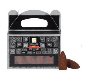 Satya Kadzidła Piżmo & Drzewo Sandałowe Superhit backflow 24 stożki 75 g Satya